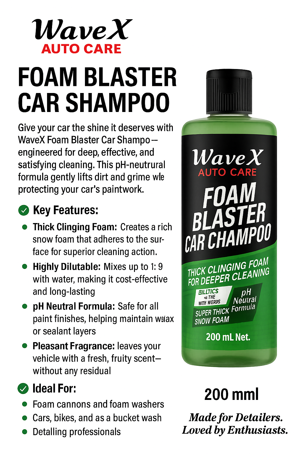Tabrruq Car Shampoo