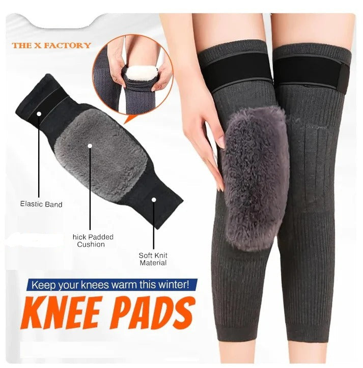 Kashmiri woolen knee warmer for Men And Women - Wool Material,with belt