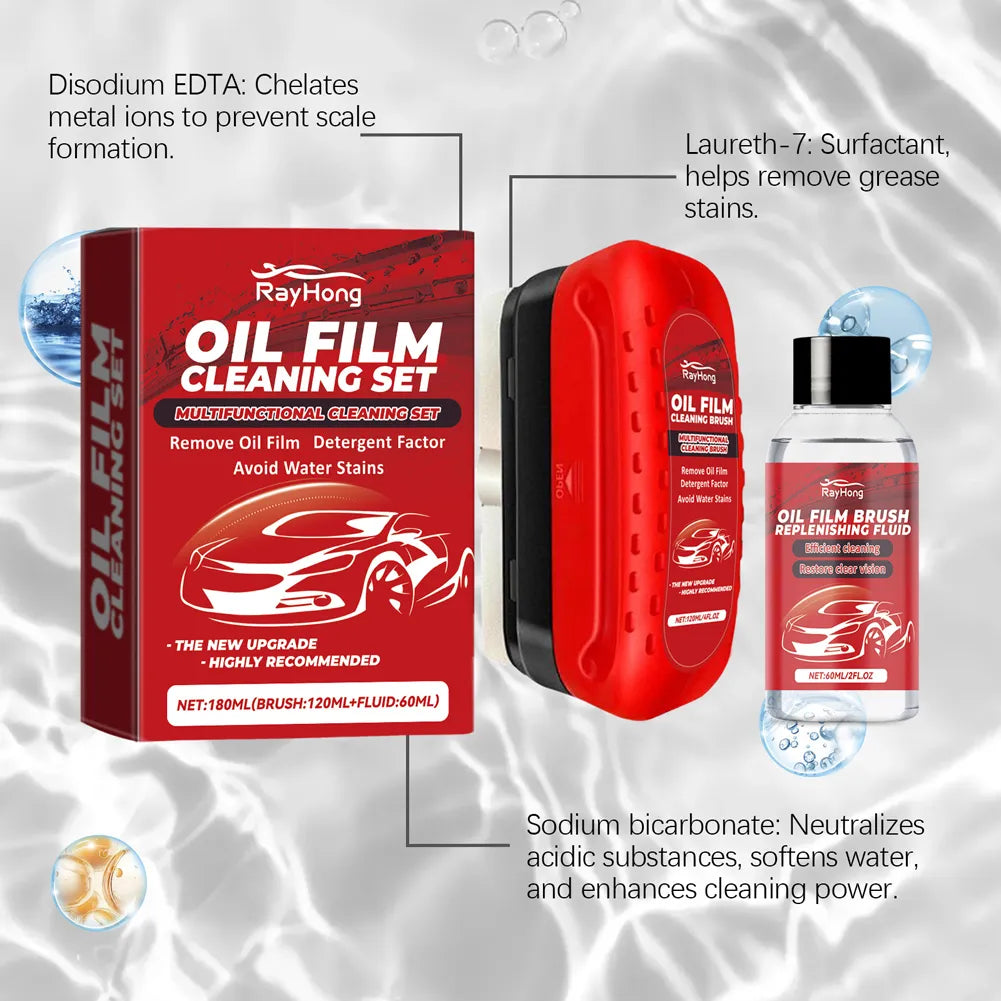 Powerful Windshield Cleaner & Oil Film Remover