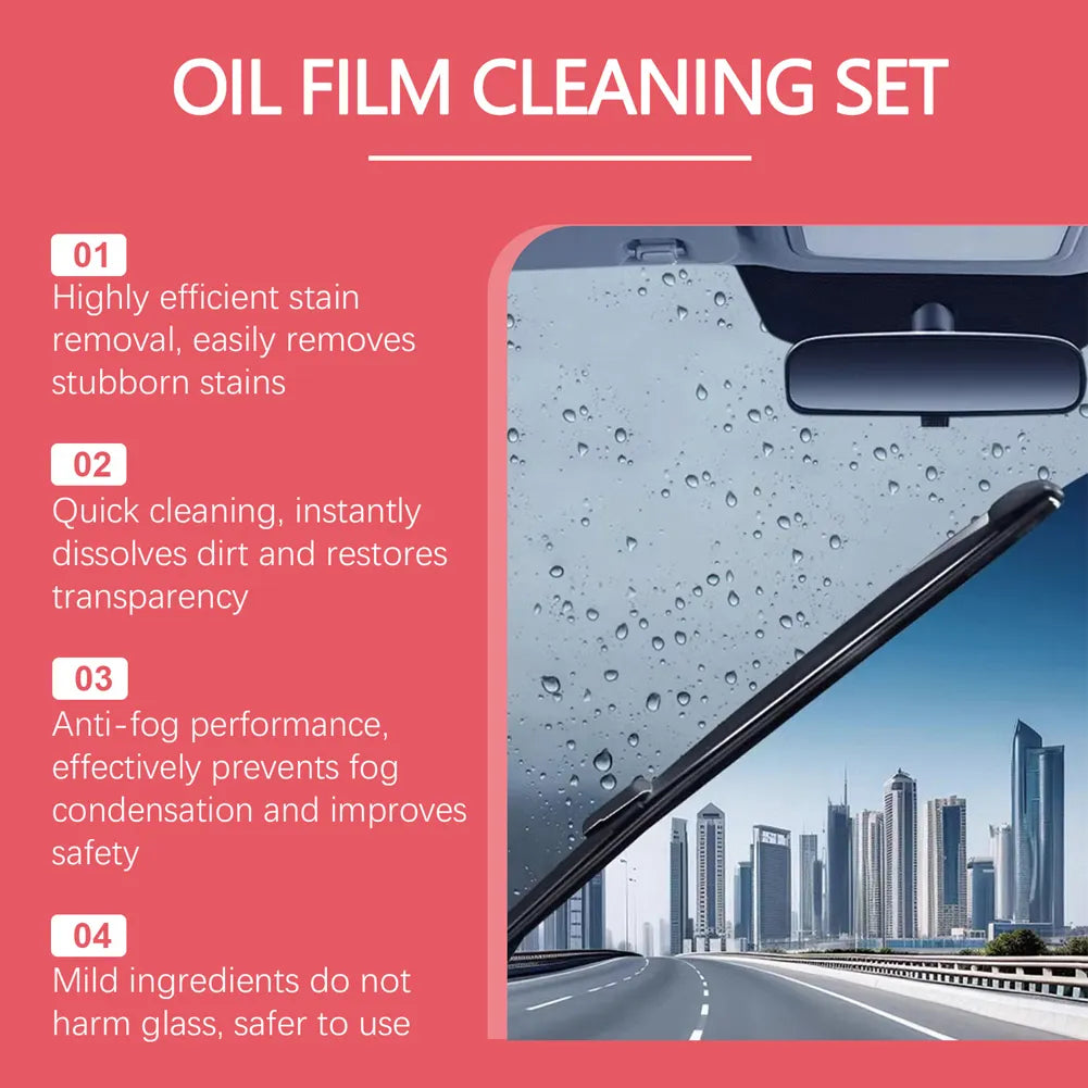 Powerful Windshield Cleaner & Oil Film Remover