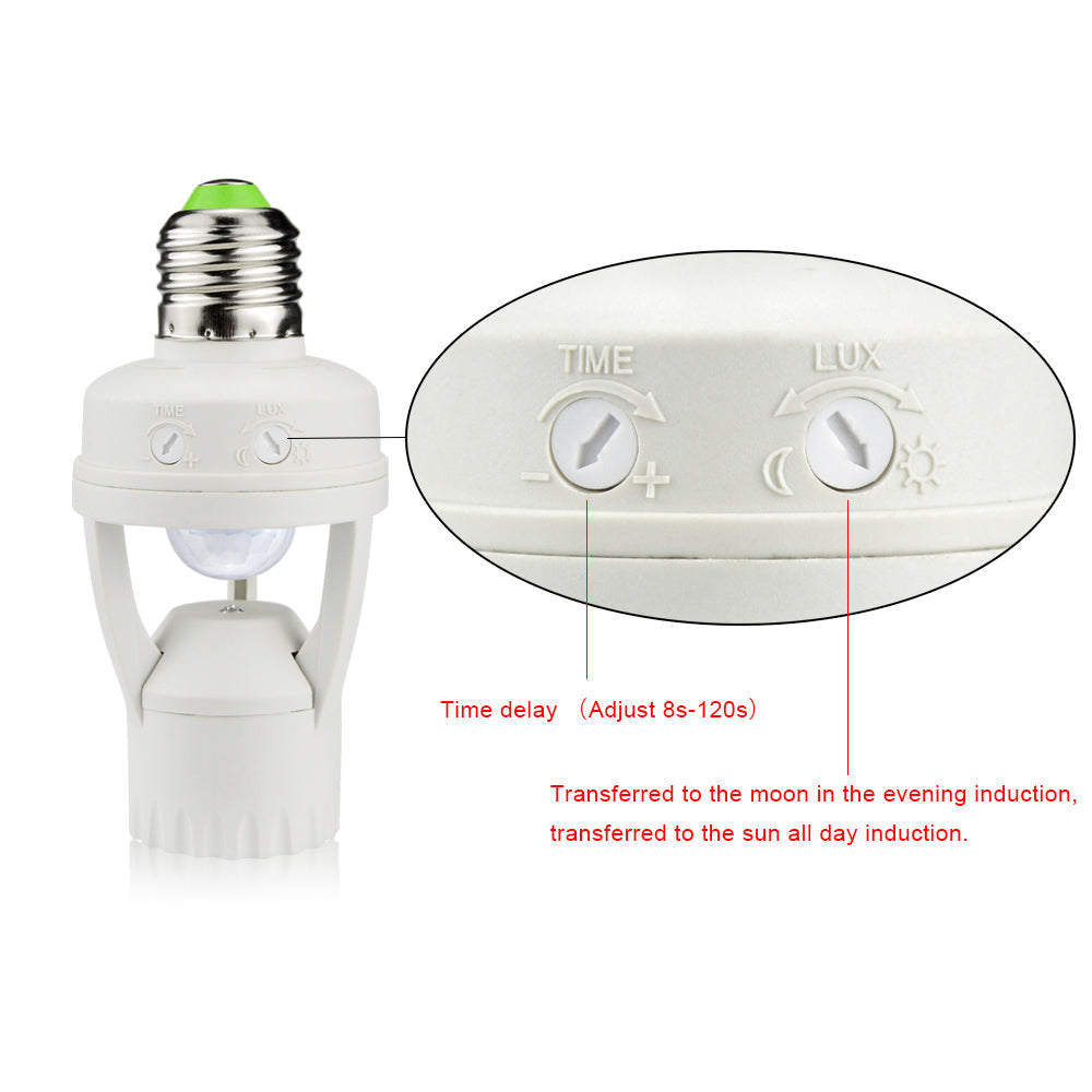 Motion Sensor LED Bulb Holder 110V - 220