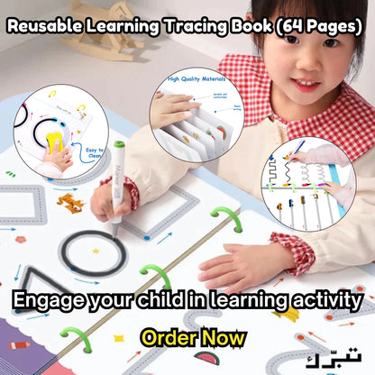 Reusable Learning Tracing Book (64 Pages)