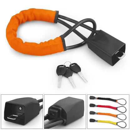 Car Steering Wheel Lock Seat Belt Lock - Universal Anti Theft Device Car Lock Theft Prevention
