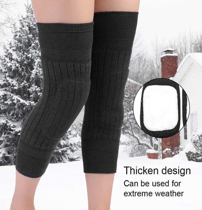 Kashmiri woolen knee warmer for Men And Women - Wool Material,with belt