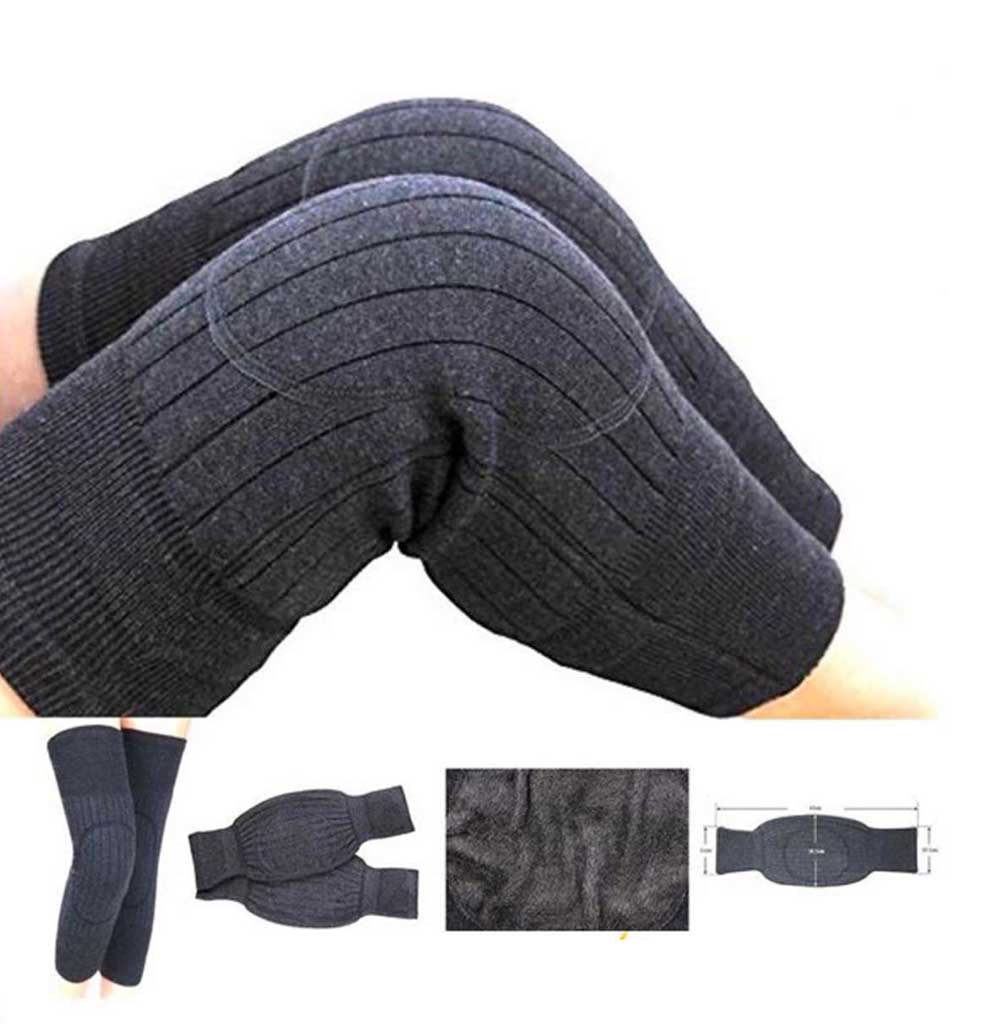 Kashmiri woolen knee warmer for Men And Women - Wool Material,with belt