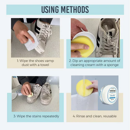 Most Viral White Shoe Cleaning Cream | No 1 Rate cream for all types of Shoes
